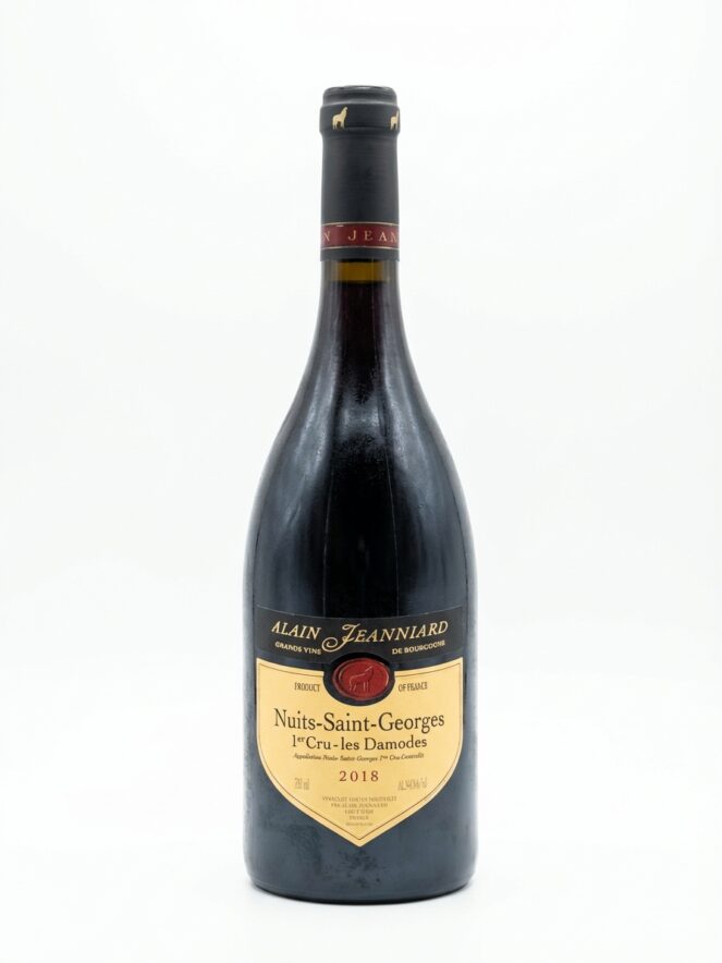 알랭 쟝니아르 뉘 생 조르쥬 프리미에 크뤼 레 다모드 2018