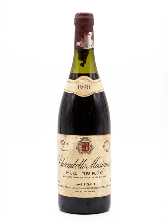 안 에 에르베 시고 샹볼 뮈지니 프르미에 크뤼 레 퓌에 1990