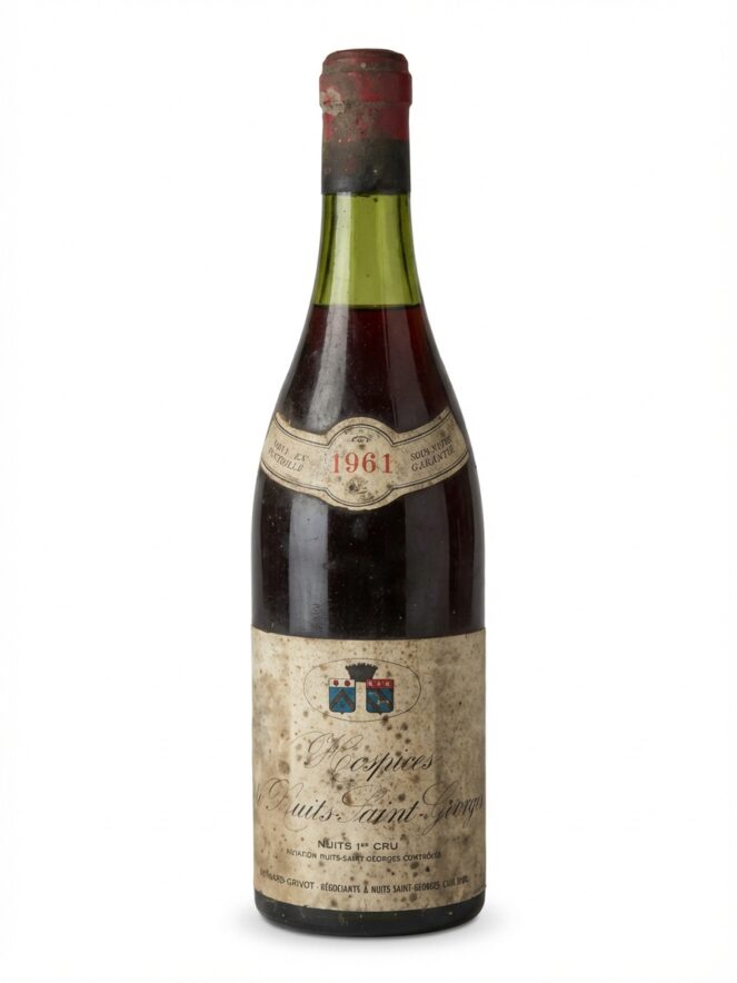 Hospices de Nuits Moillard Grivot Nuits Saint Georges 1er cru 1961