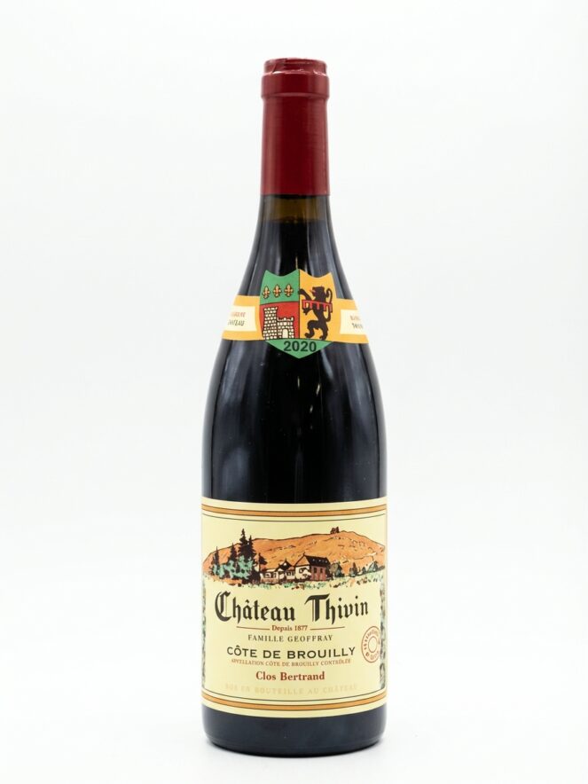 샤토 티뱅 코트 드 브루이이 클로 베르트랑 2020