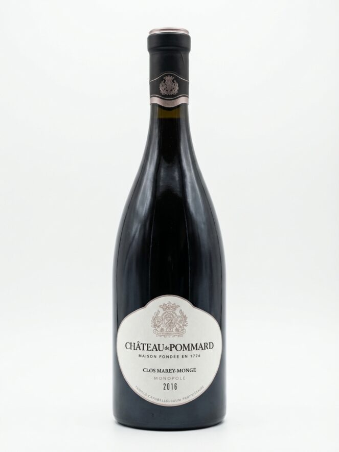 샤토 드 뽀마르 클로 마레 몽쥬 모노폴 2016
