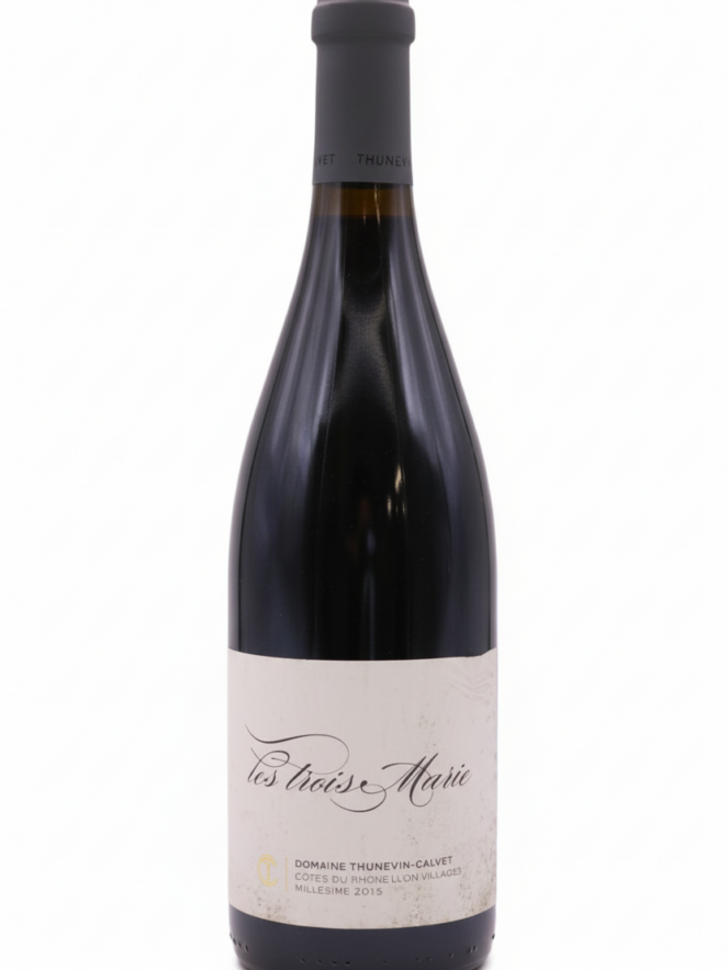 Thunevin Calvet 코트 드 루시옹 레 트루아 마리 2015