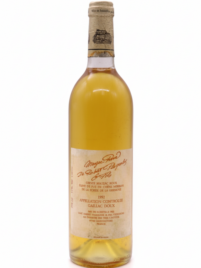 Robert Plageoles Gaillac Doux Mauzac Roux 1992