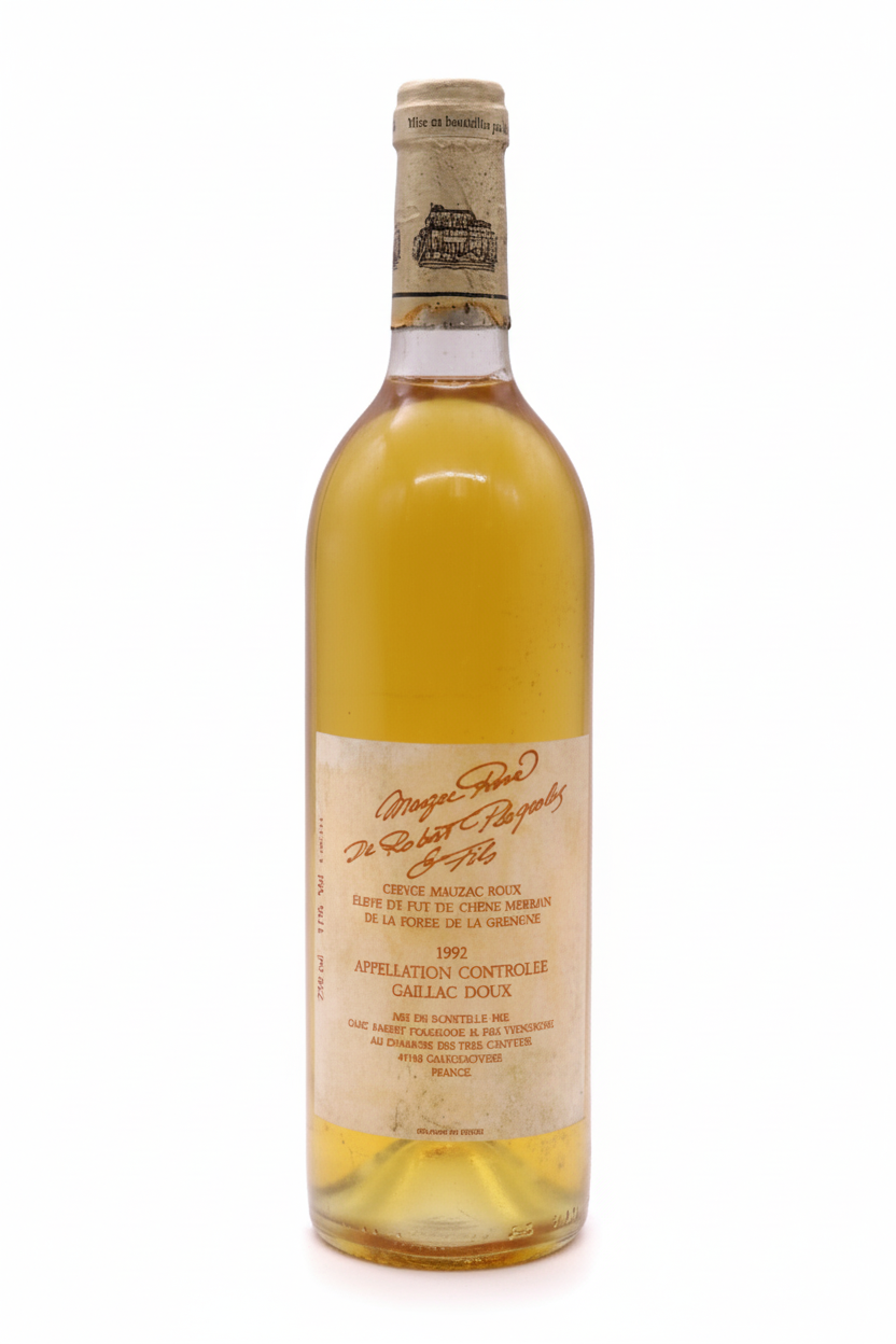 Robert Plageoles Gaillac Doux Mauzac Roux 1992