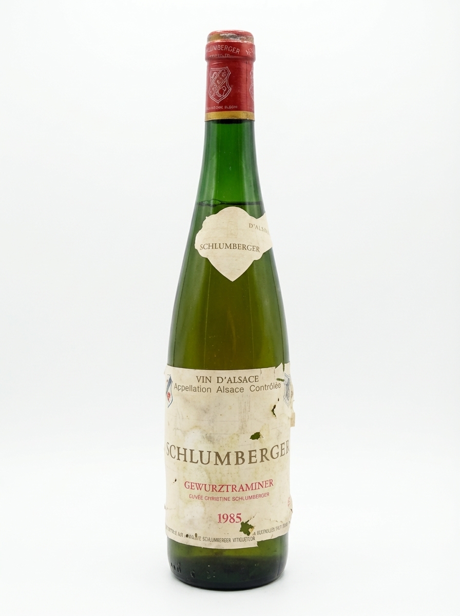 슐룸베르거 알자스 게뷔르츠트라미너 퀴베 크리스틴 1985