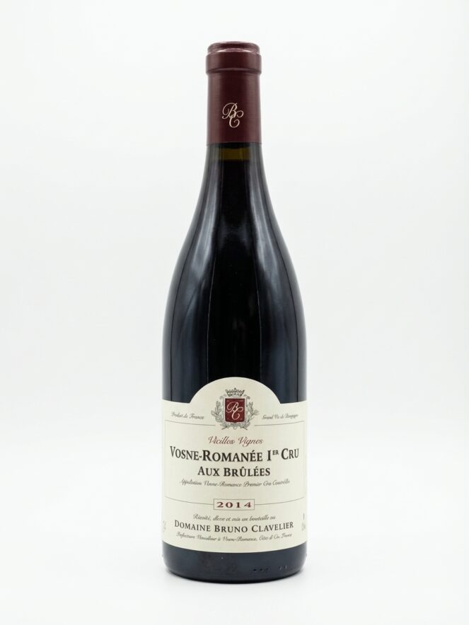 브뤼노 클라벨리에 본 로마네 프리미에 크뤼 오 브륄레 비에유 비뉴 2014
