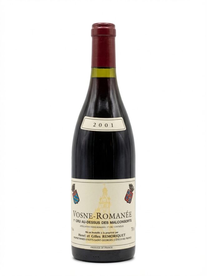 앙리 에 질 르모리케 본 로마네 프리미에 크뤼 오 드쉬 데 말콩소르 2001